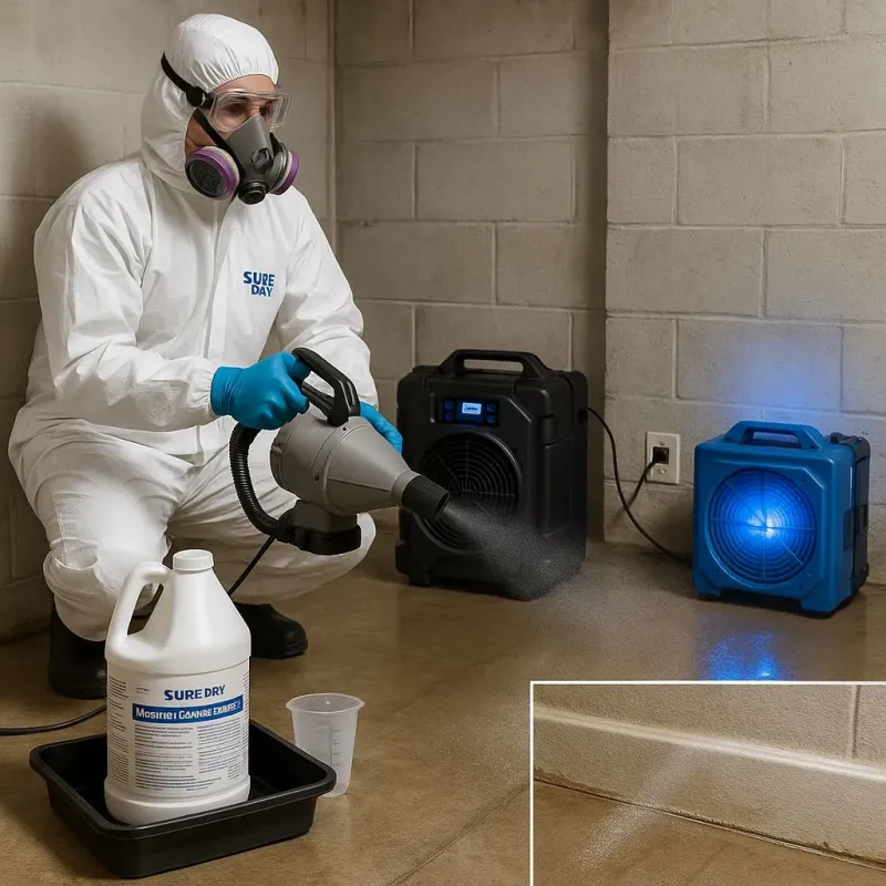 Sanitization and Odor Removal process in Raleigh, MS